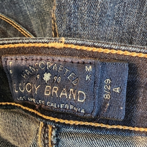 Lucky Brand Lolita Skinny Jeans Orta Denim Dark Wash Stretch Mid Rise Jeans sz 8 - Picture 7 of 15